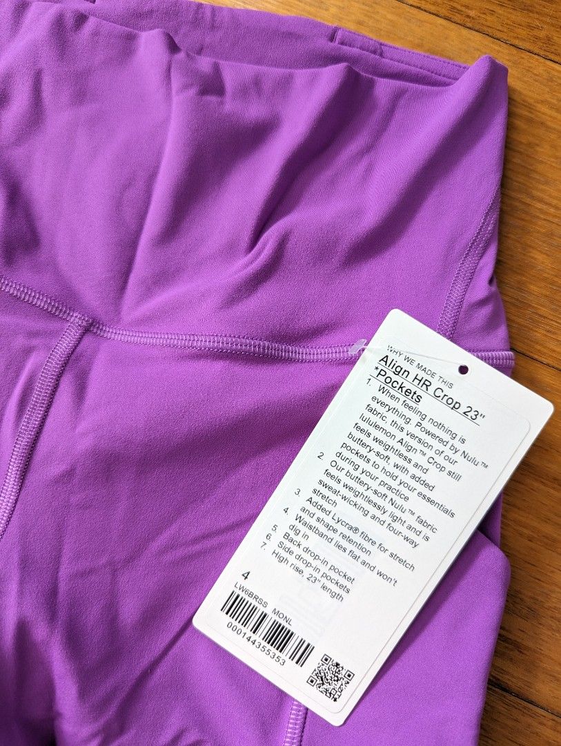 Lululemon Align High-Rise Crop with Pockets 23 - Dark Lavender