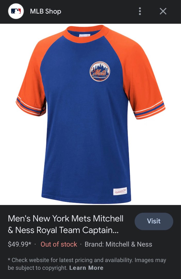 Mitchell & Ness, Shirts, Mitchell Ness X Bape New York Mets Jersey