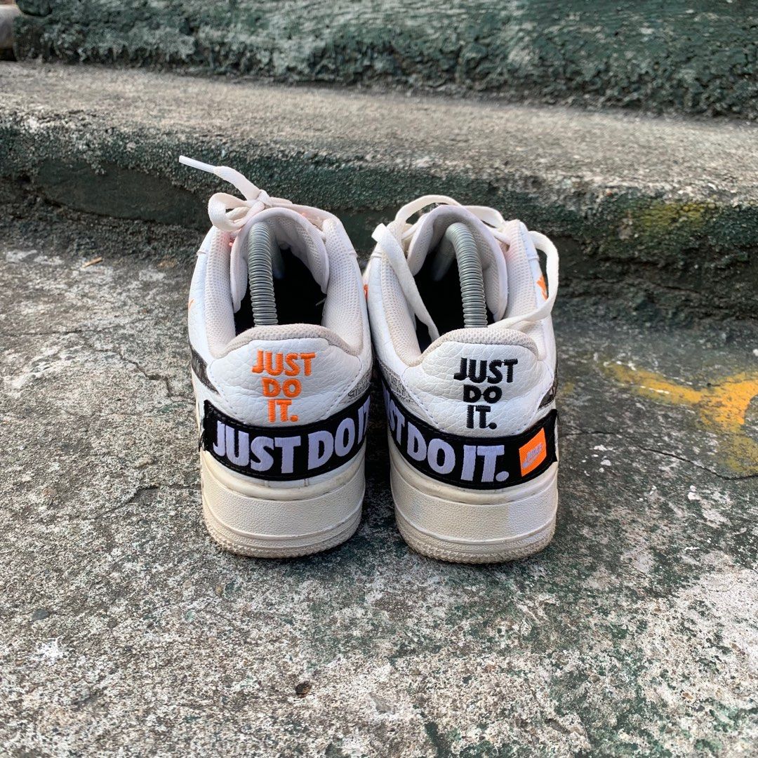 basket nike air force just do it jaune