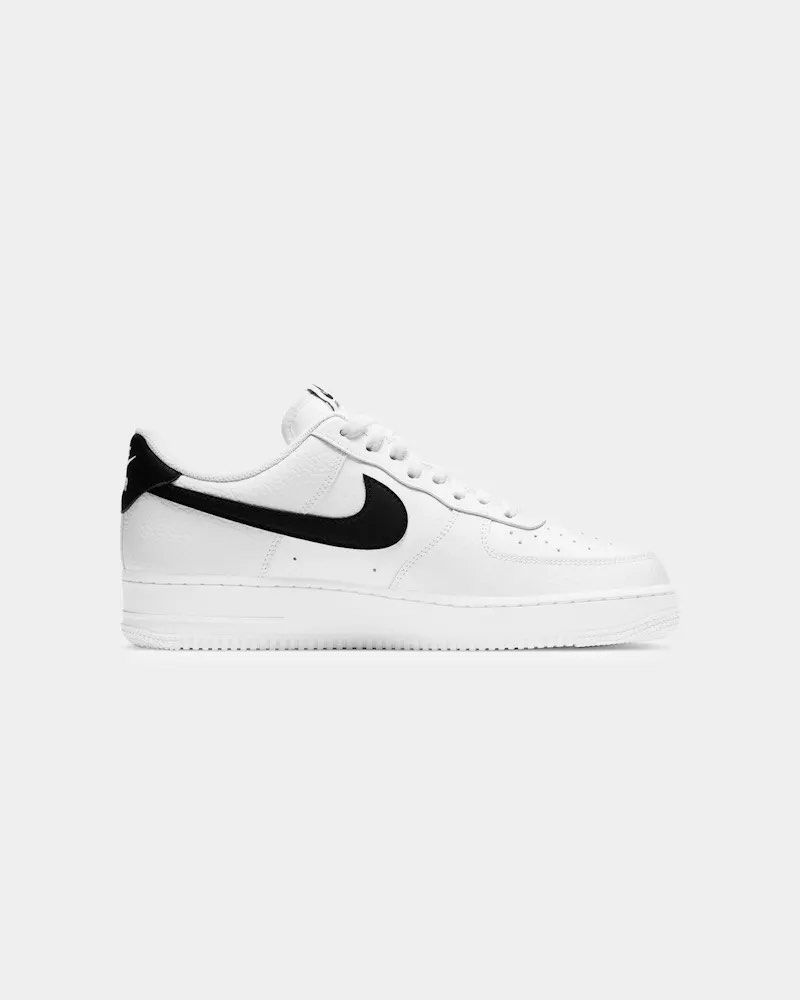 Nike air force 1 black with 2024 white line