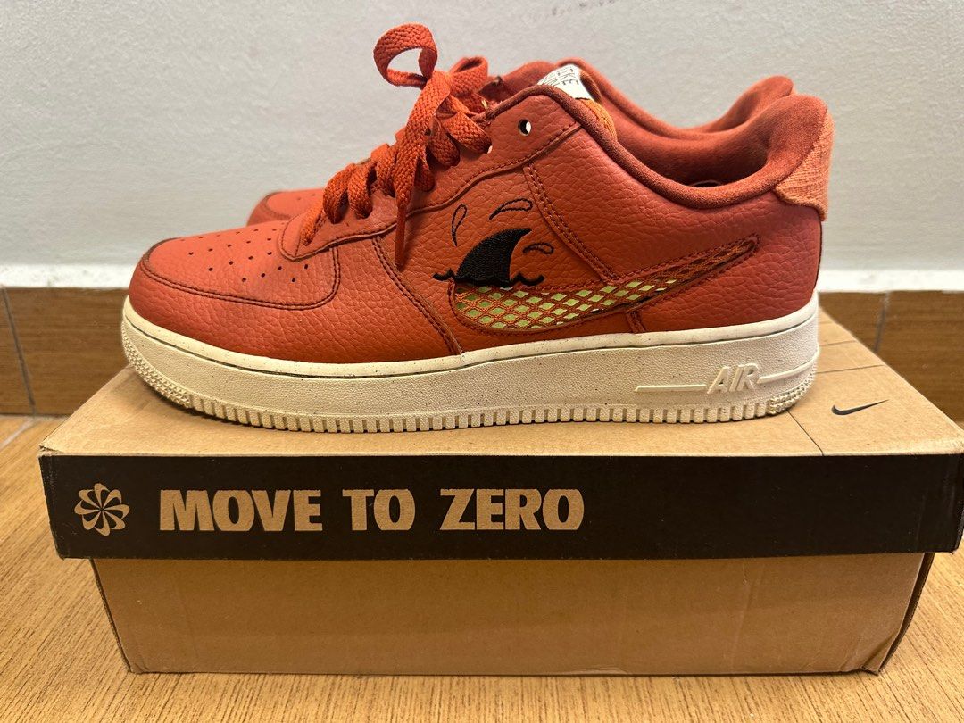 Nike Air Force 1 drak orange Men s Fashion Footwear Sneakers on