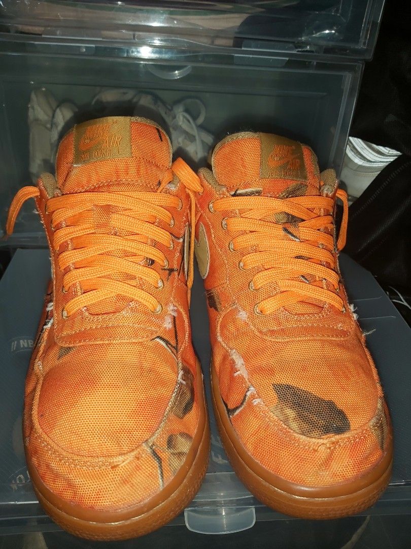 Air force 1 realtree sales orange