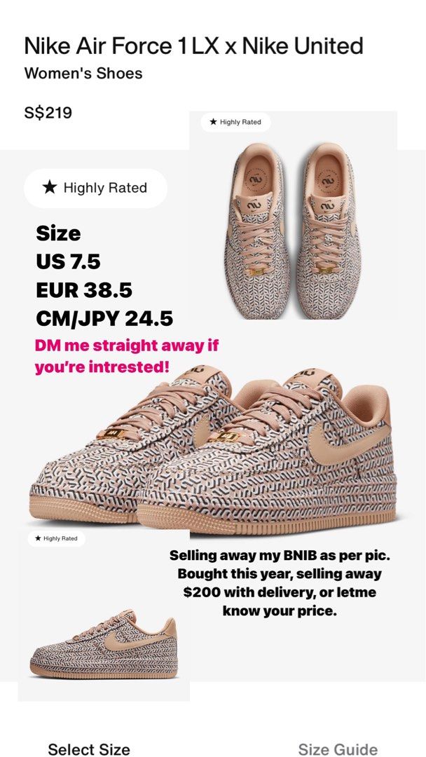 Nike air force 1 219 price cheap