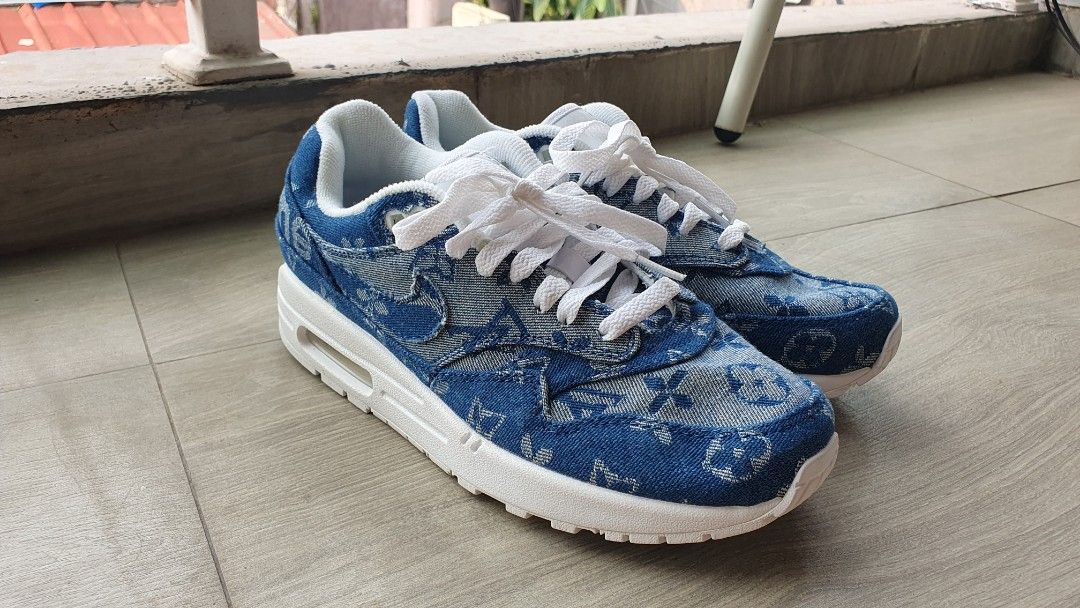 Nike air max 1 supreme x louis vuitton hot sale