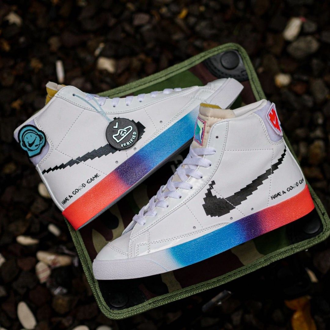 nike blazers pixel
