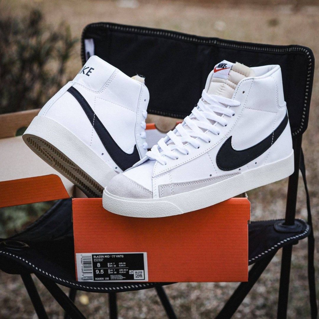 Nike Blazer White Black And Orange Nike Blazer Low '77 GS 'White - Main Image