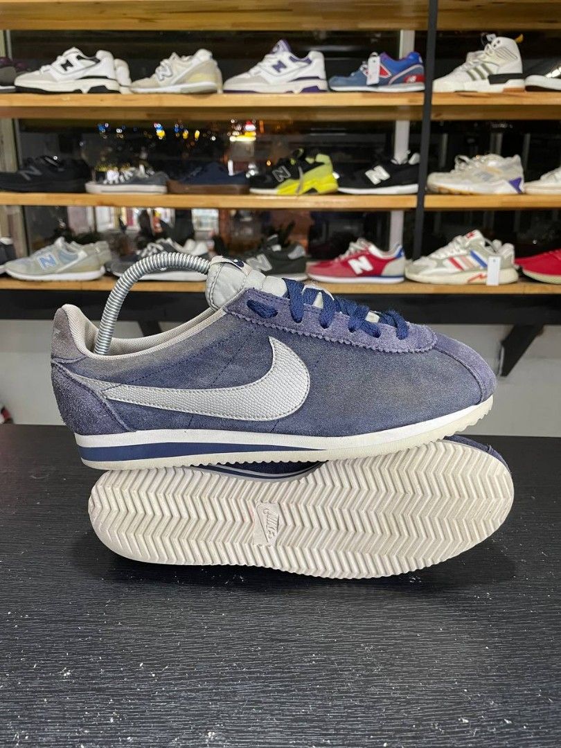 Nike cortez suede on sale blue