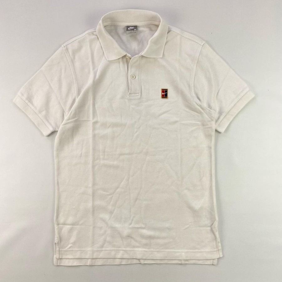 Nike Court White Polo Shirt Tennis Original Authentic 100% Baju - Main Image