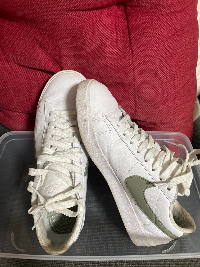 Nike White Court Shoes Women s Fashion Footwear Sneakers on Carousell