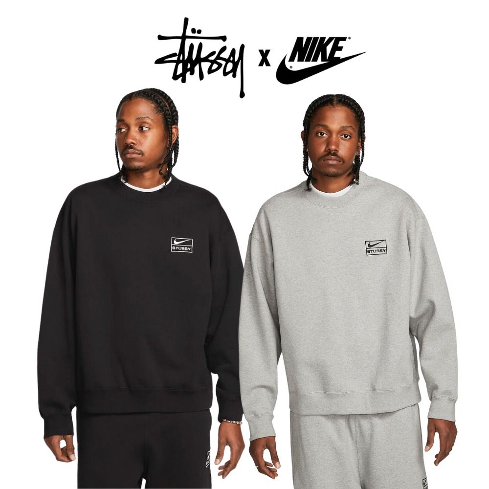 Nike x Stussy Fleece Crew Sweatshirt PRE ORDER