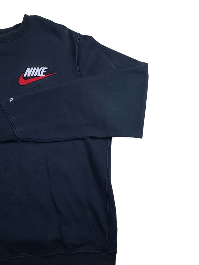 Nike x supreme crewneck navy cheap