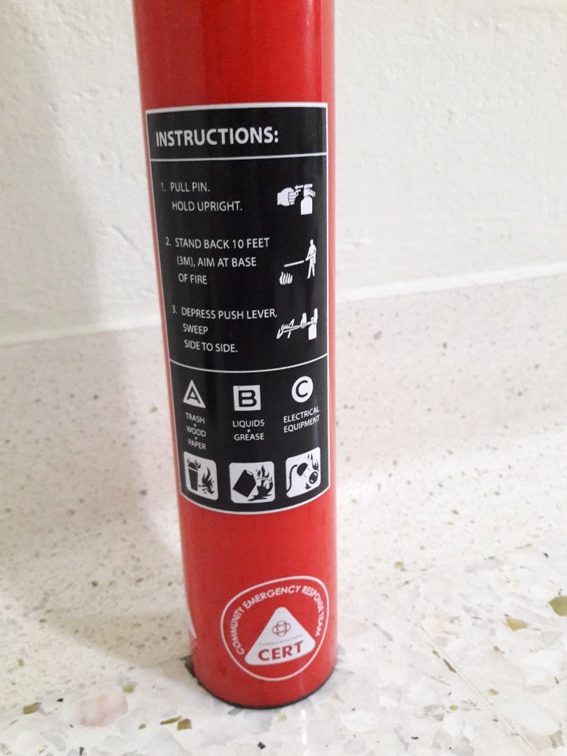 Novelty Umbrella CERT Fire Extinguisher Design, Hobbies & Toys