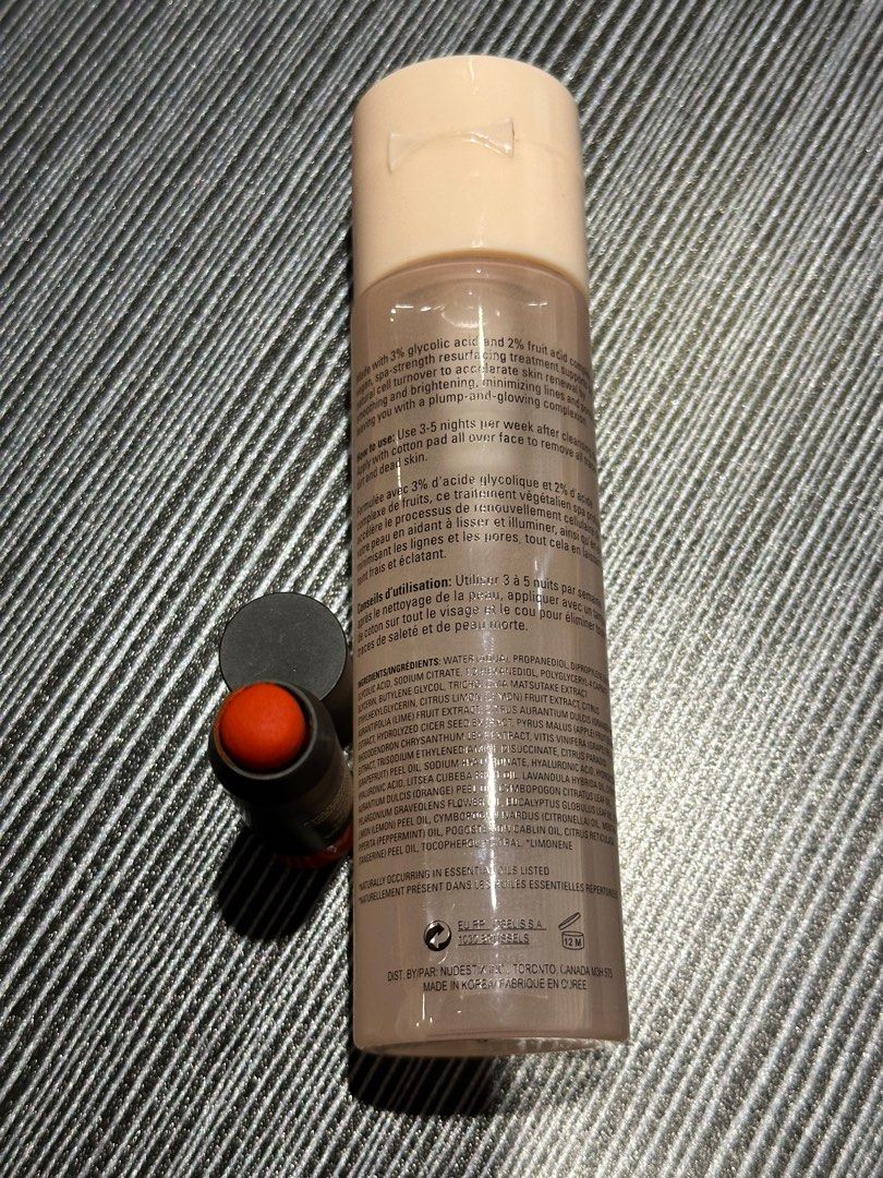 Nudestix Citrus Fruit Glycolic Glow Toner free nudies matte all over