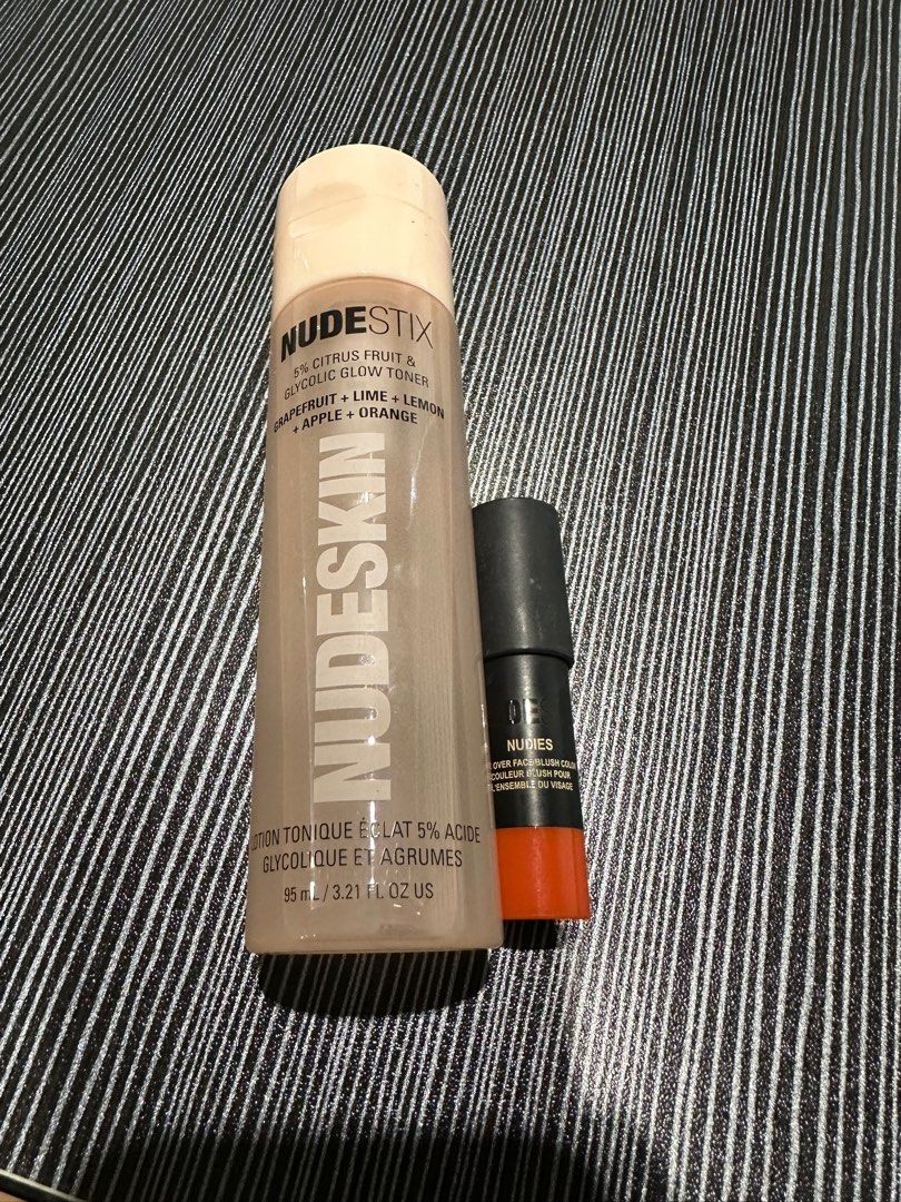 Nudestix Citrus Fruit Glycolic Glow Toner free nudies matte all over