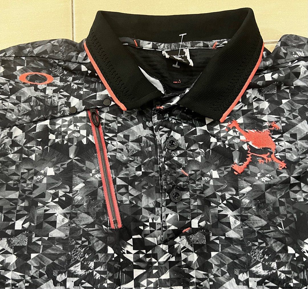 Oakley Camo Golf Jersey Men s Fashion Activewear on Carousell