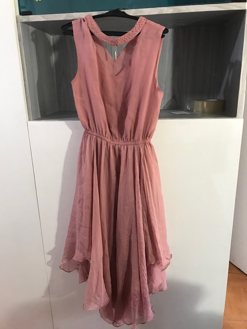 Old rose dress, Women's Fashion, Dresses & Sets, Dresses on Carousell