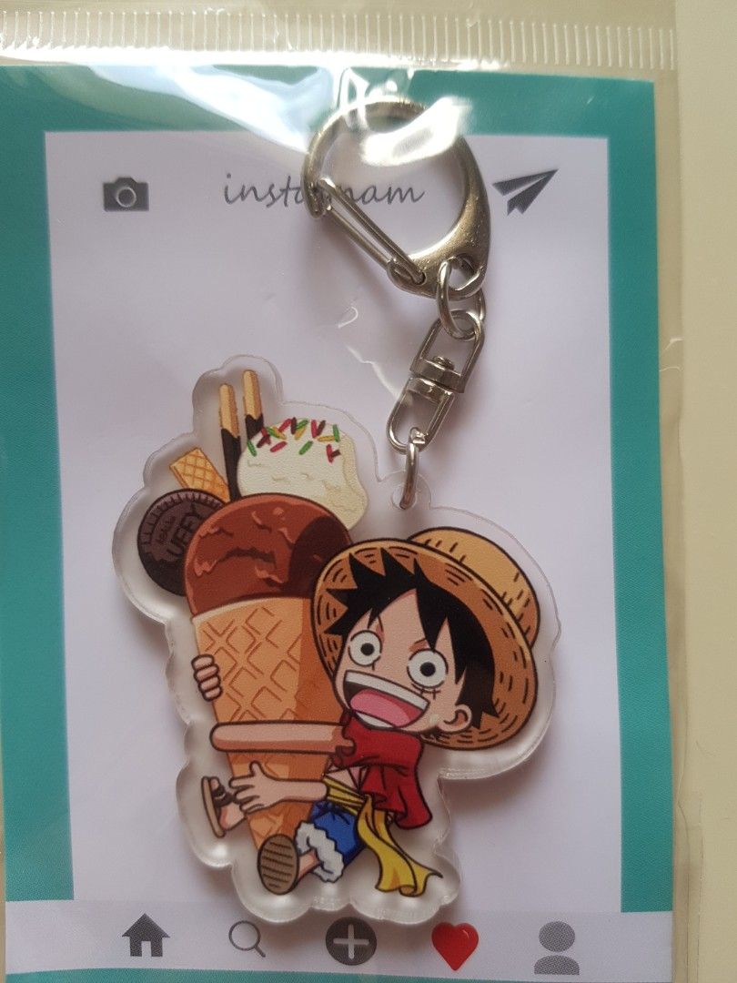 One piece anime keychain deals