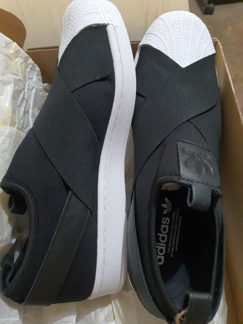 Superstar slip on men silver hotsell