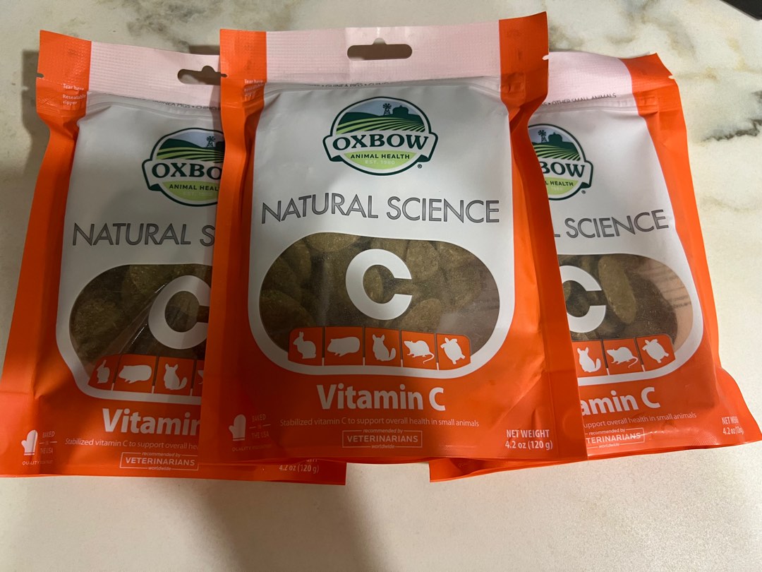 Oxbow Vitamin C for small pets, Pet Supplies, Pet Food on Carousell