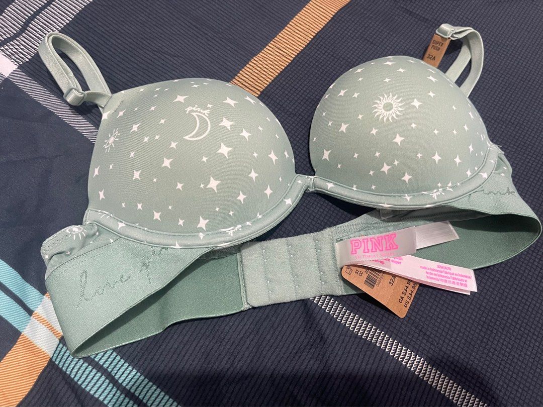 Original Pink by Victoria's Secret Push Up Bra Bundle (32A and 34A),  Women's Fashion, Undergarments & Loungewear on Carousell