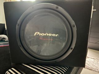Pioneer TS-A3014 Champion Series 12" 1600 W Max Power, Single 4 Ohm Voice Coil - Component Subwoofer