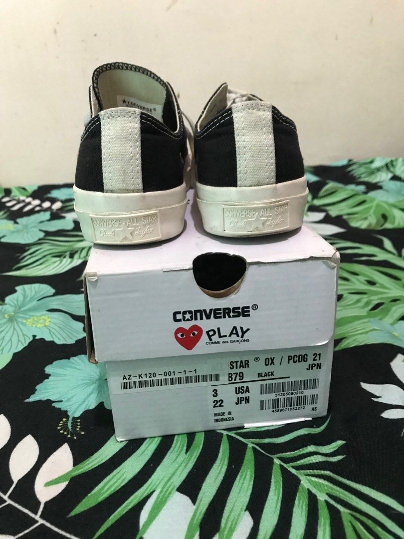 Real vs fake converse hot sale cdg