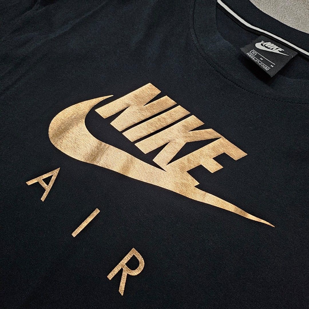 Black and deals gold nike dress