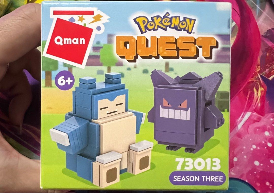 Pokemon Quest Lego Blocks Figurine Qman Pikachu Brand New