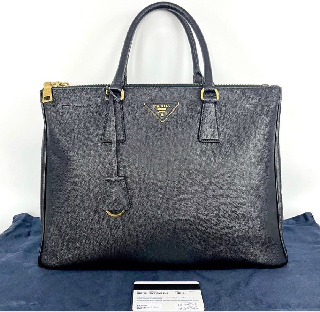 PRADA SAFFIANO SLING BAG COMPLETE, Luxury, Bags & Wallets on Carousell