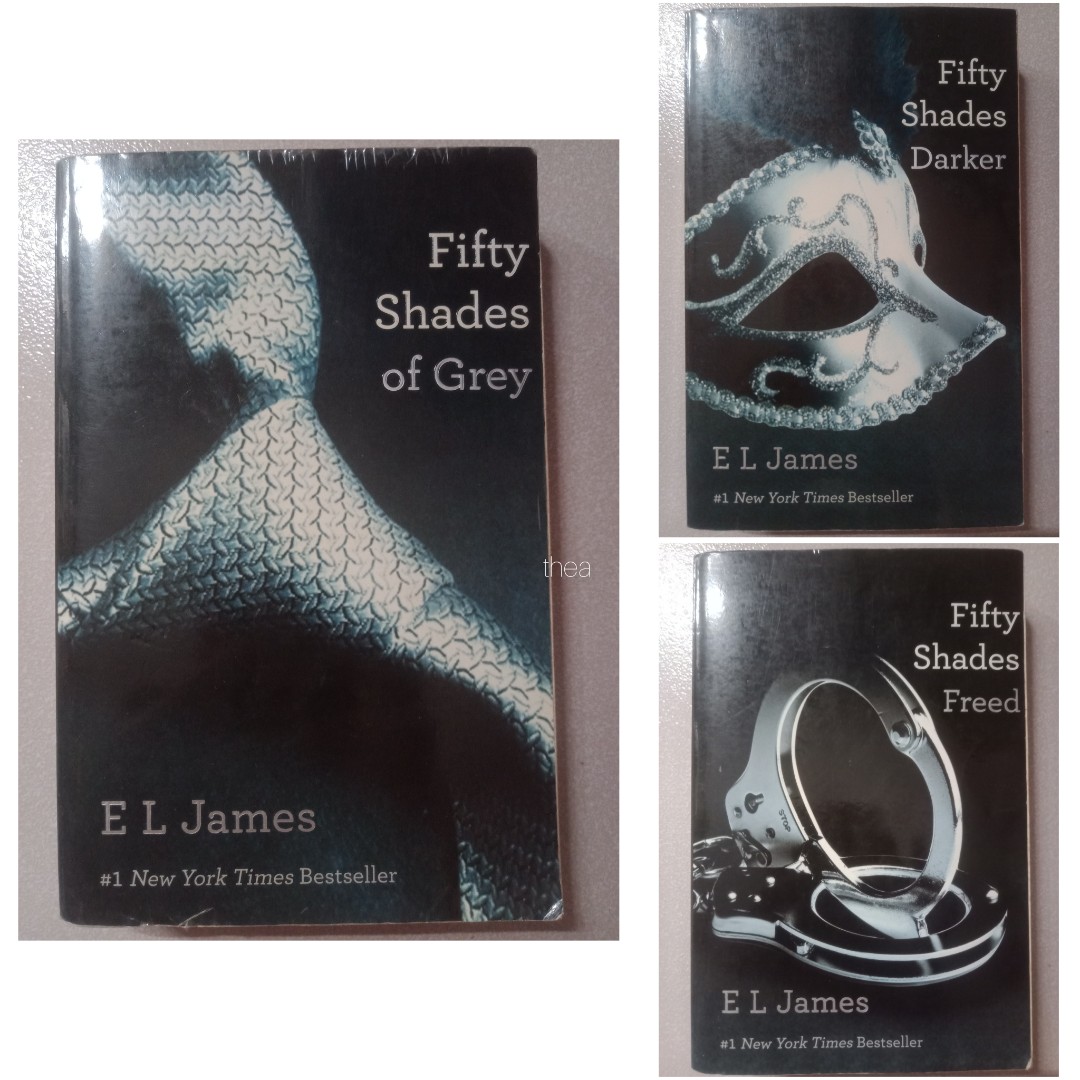 Preloved Fifty Shades Trilogy Grey Darker Freed Hobbies And Toys Books And Magazines Fiction 