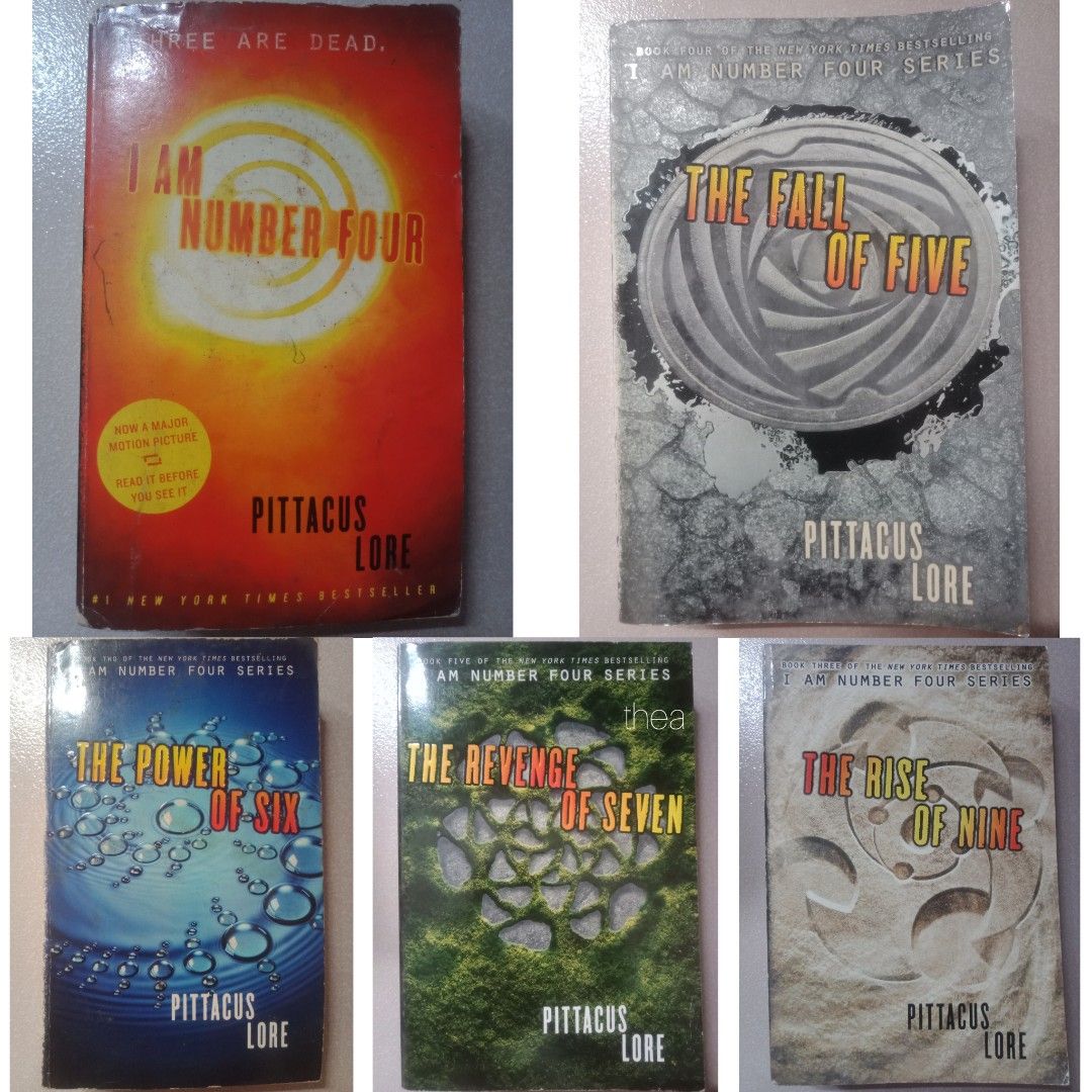 Preloved I Am Number Four books [Four, Five, Six, Seven, Nine], Hobbies ...