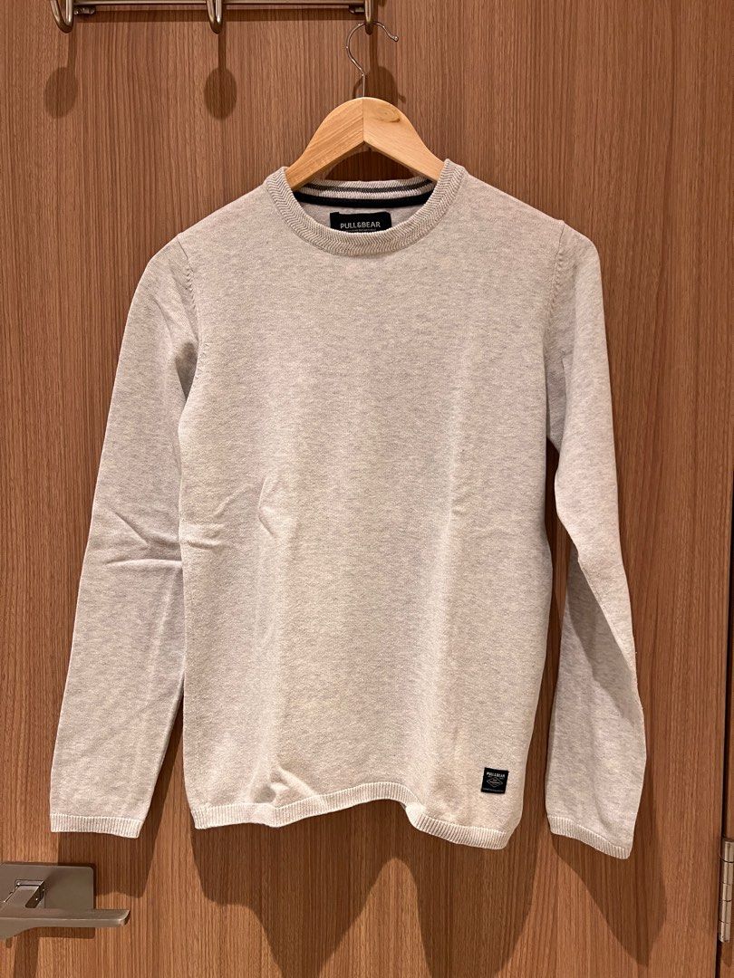 Pull bear knit sweatshirt Men s Fashion Tops Sets Tshirts