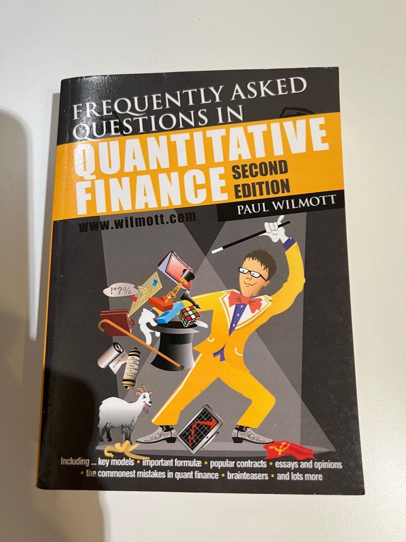 Quantitative finance, Hobbies & Toys, Books & Magazines, Fiction &  Non-Fiction on Carousell