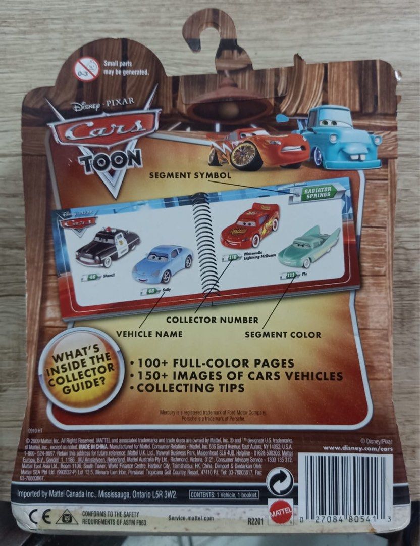 Cars toon toy top