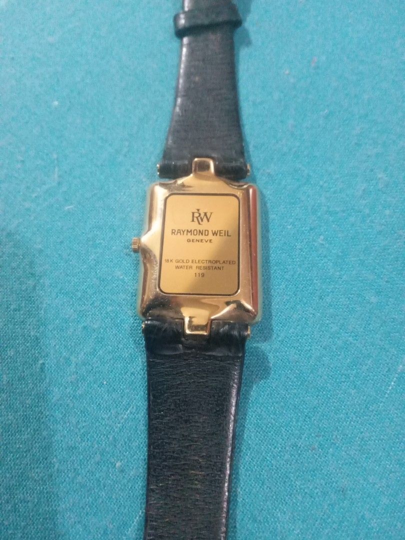 Raymond Weil Geneve 18k gold Women s Fashion Watches Accessories Watches on Carousell