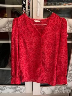 red blouse vintage