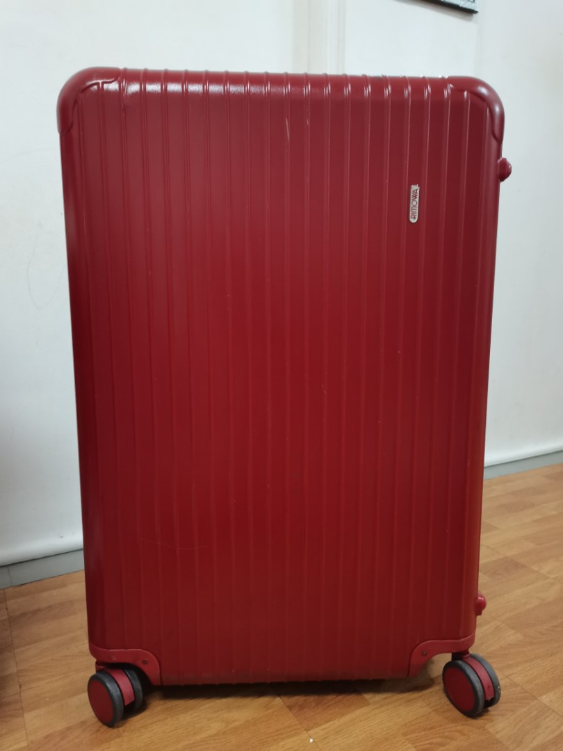Red Rimowa Salsa Deluxe, Hobbies & Toys, Travel, Luggage on Carousell