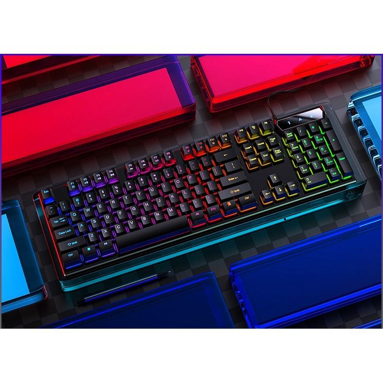 RGB 104 Keys Gaming Mechanical Touch Keyboard Led Backlit Usb Keyboard ...