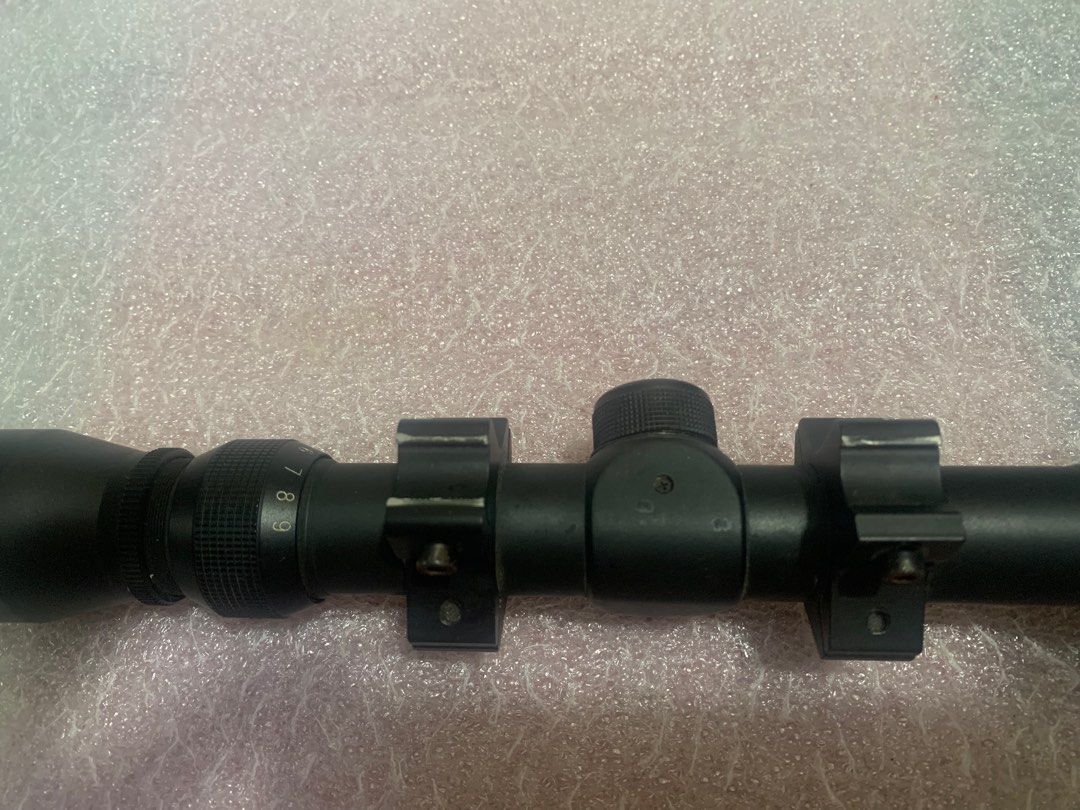 Rifle scope 3- 9x40 40mtrs. (Category: Hiking & Camping) located in Antipolo. Submitted by cebb888 (Listing ID 1257922862, Image 3). Description: Tasco 3 - 90x40 40mtrs. Where is - as is. JRS / LBC plus sf shoulder by the buyer.. .
