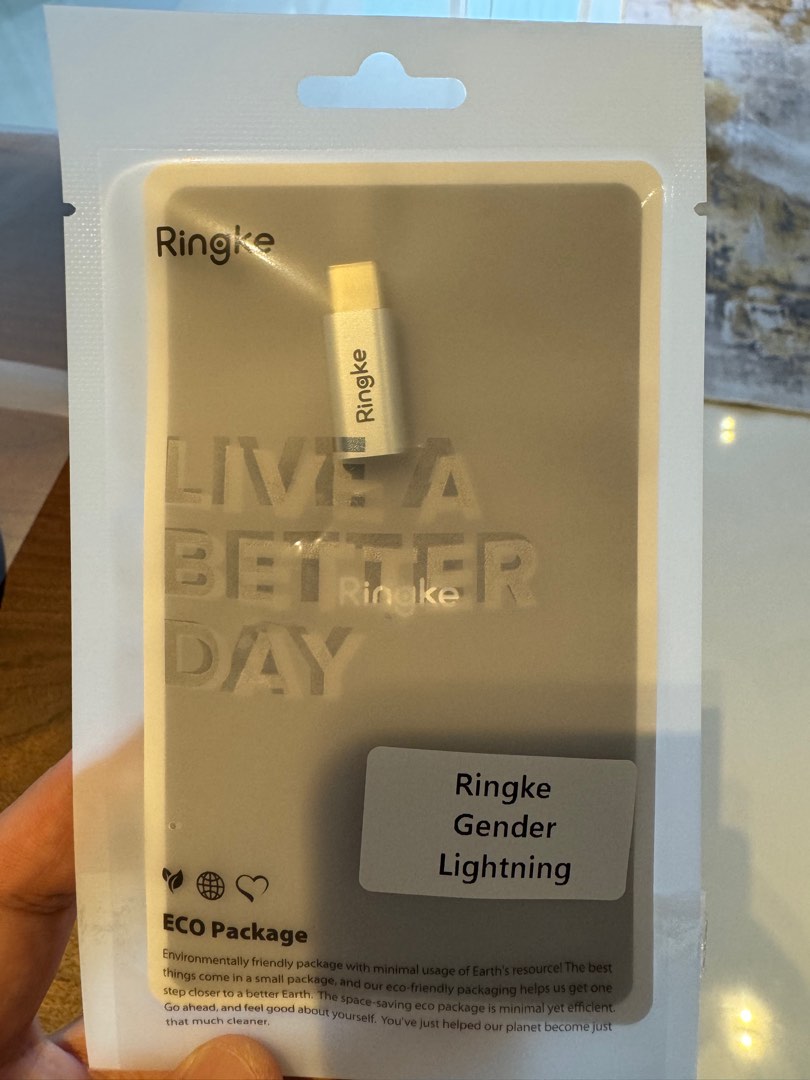 Ringke lighting to USB Type C adaptor, Mobile Phones & Gadgets, Mobile