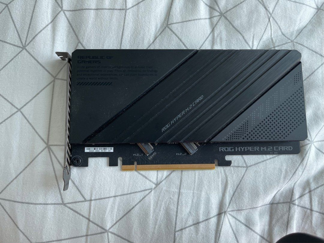 ROG HYPER M.2 CARD, 電腦＆科技, 電腦周邊及配件, 硬碟及儲存器 - Carousell