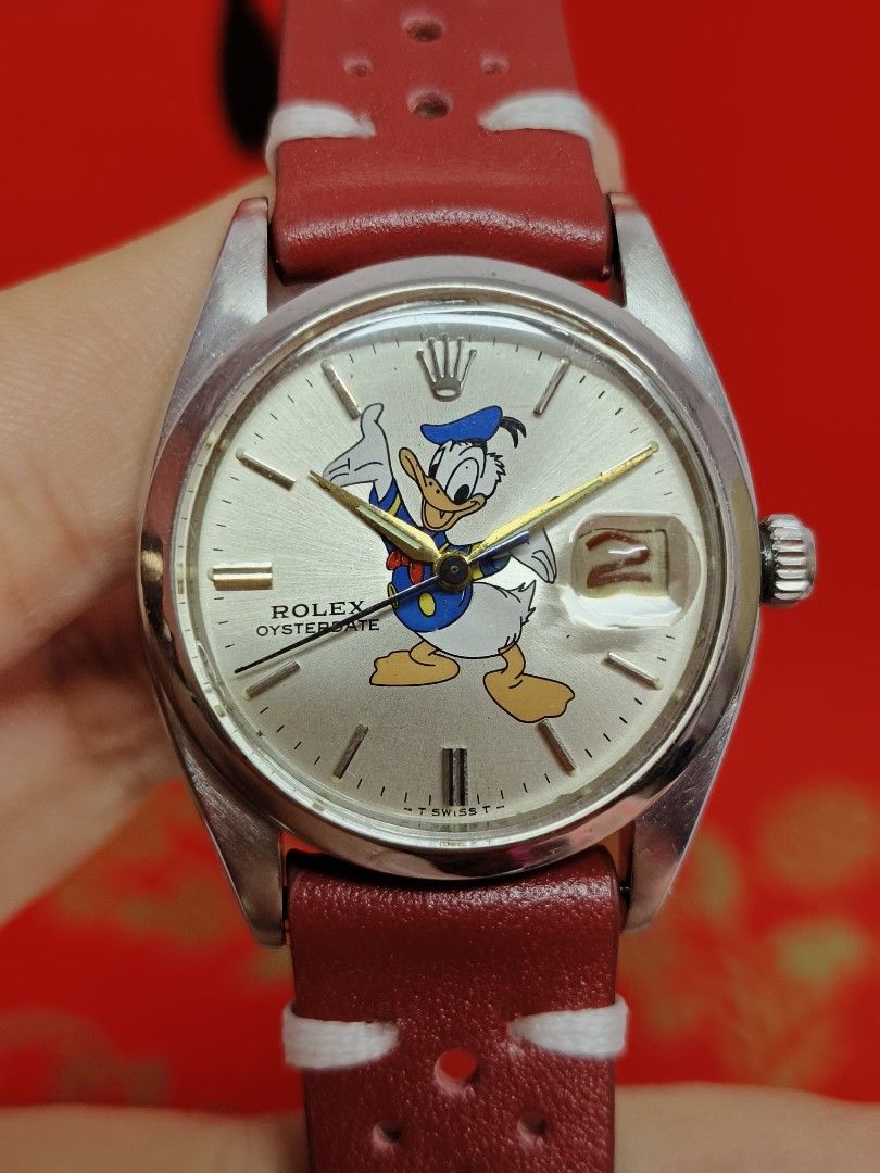 Rolex Precision 6494 Original Donald Duck Men Winding 34mm Like New