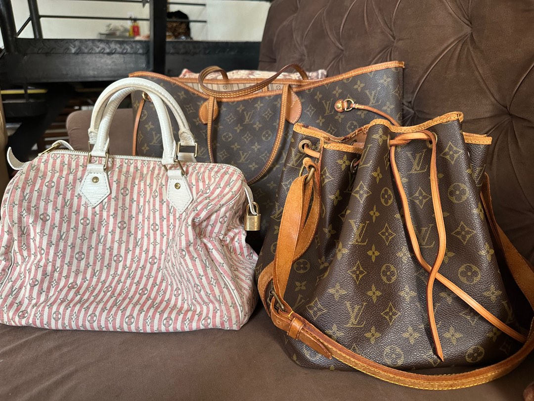 Sold at Auction: Louis Vuitton, LOUIS VUITTON. Petit Noe bag by