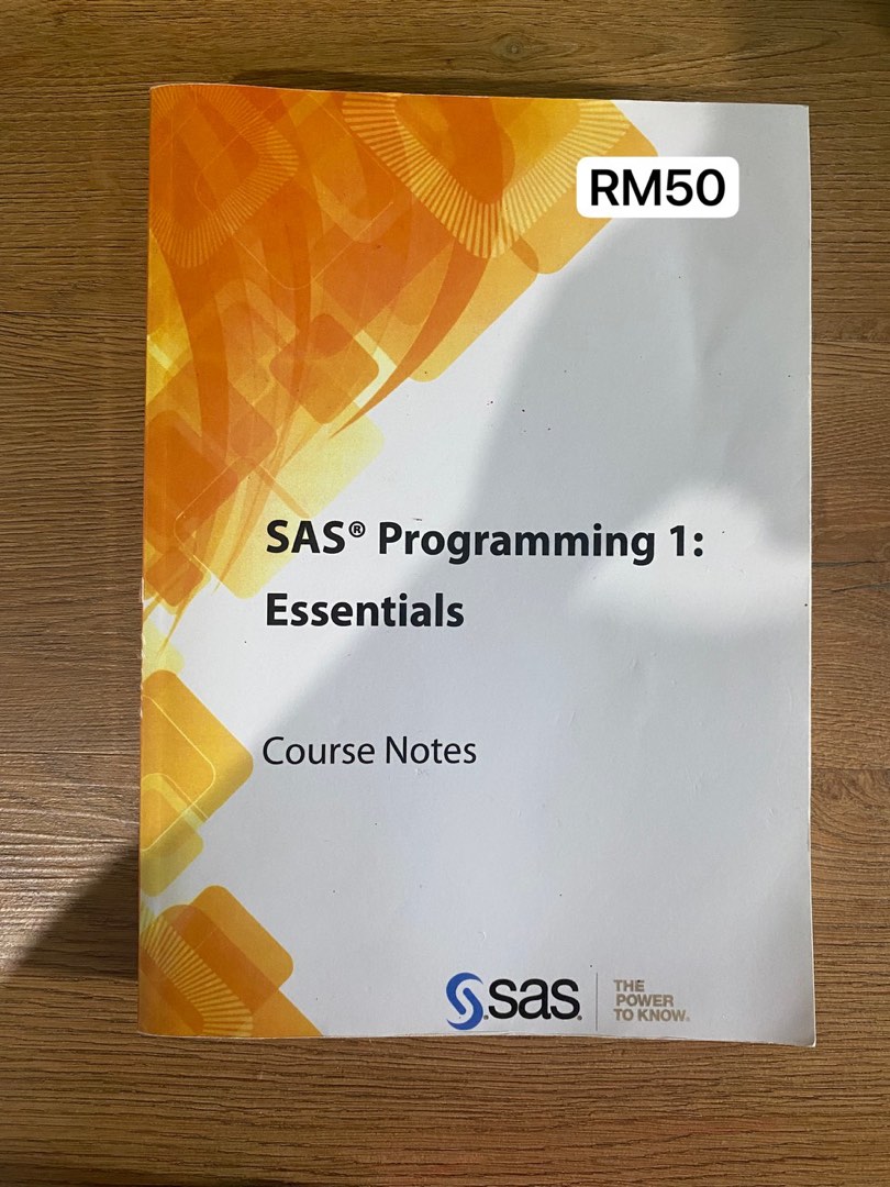 SAS PROGRAMMING 1 & 2 (UITM), Hobbies & Toys, Books & Magazines ...