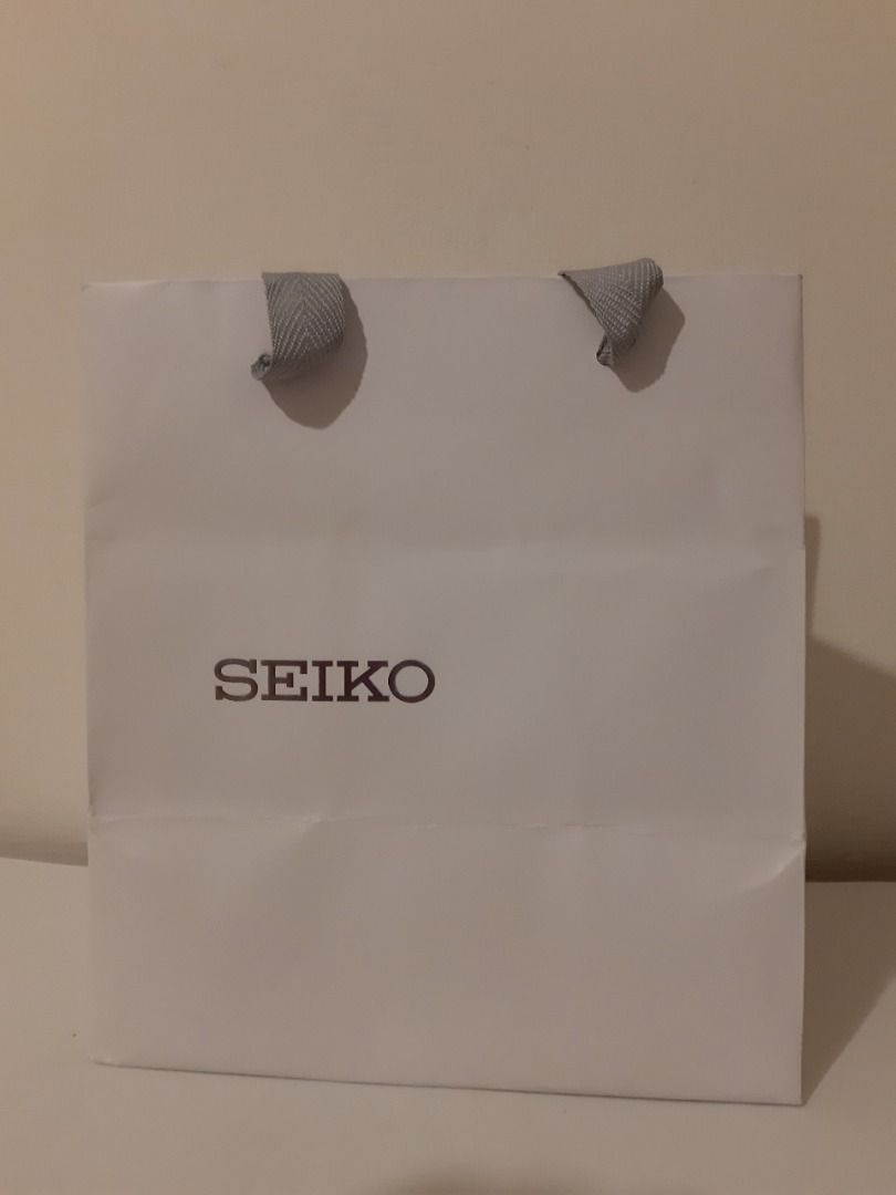 二手紙袋)專櫃正品SEIKO紙袋, 哩哩扣扣, 其他在旋轉拍賣