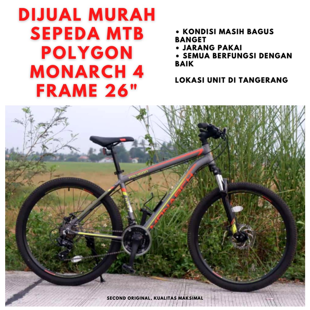 Sepeda Mtb Polygon Monarch 4 Frame 26 Olah Raga Sepeda Di Carousell 2342