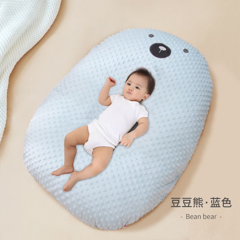 Amazon Nursing Pillows Baby Lounger Pillow For Newborns - Feeding & Tummy Time Support, Portable & Skin-Friendly Infant Reflux Reduction Cushion