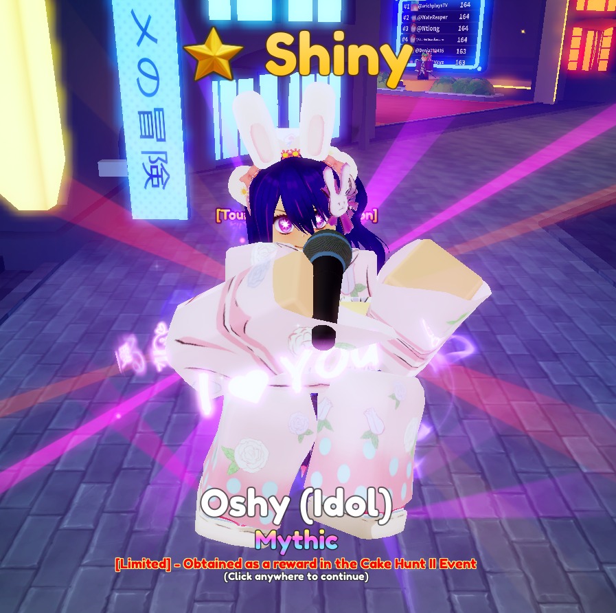SHINY OSHY (Ai Hoshino) (anime adventures) BATTLEPASS TIER 50! #oshino