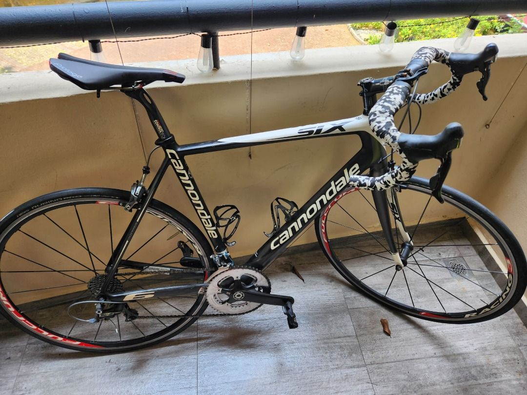 SIZE 56 CANNONDALE SIX DURA ACE READY TO GO ROAD BIKE TRIATHLON