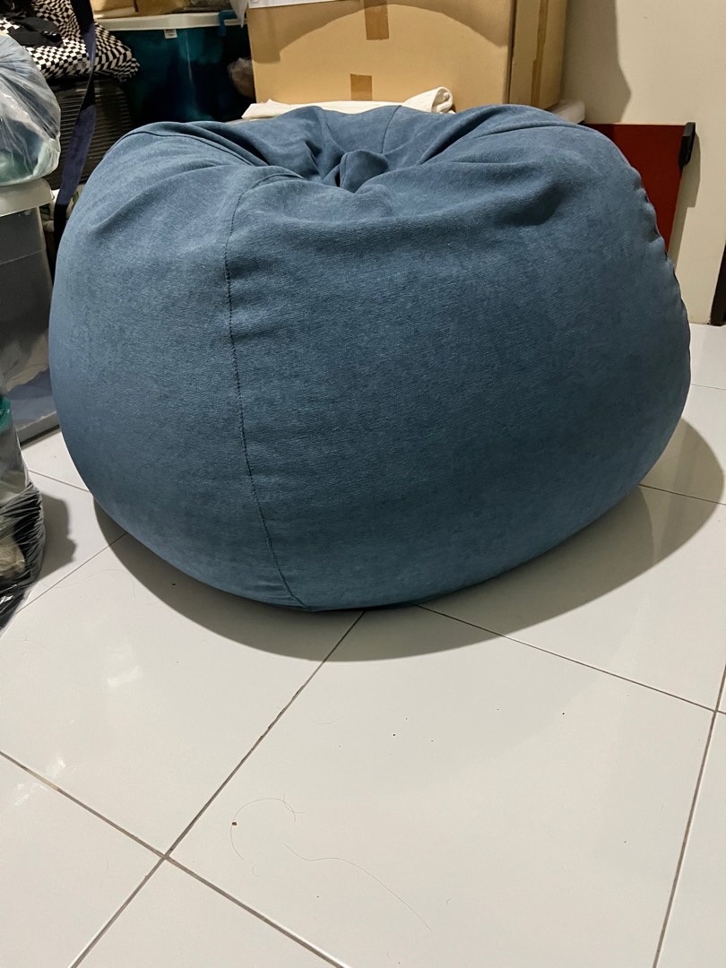 Slightly Used Bean Bag (XL), Furniture & Home Living, Furniture, Sofas